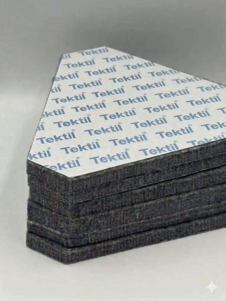 Paquete Echo Grip Pad autoadherible triangulo pieza: 14.1 x 14.9 12mm Gris Oxford 96 pieza (6.9m²) ecommerce